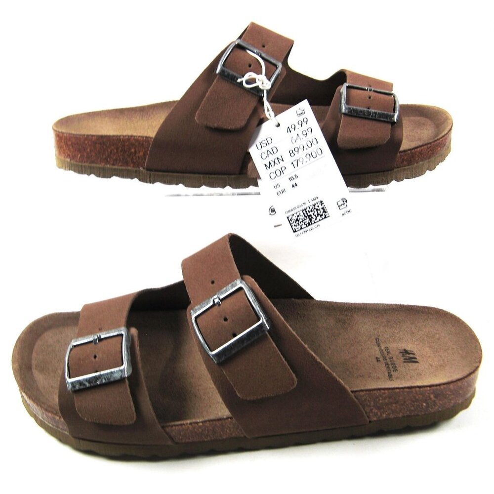 H&M Stone Birko-Flor Comfort Sandals Men's shoes Size 44-11